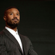 Michael B. Jordan speaks onstage at a Screen Talk during the 63rd BFI London Film Festival on October 06, 2019, in London, England.